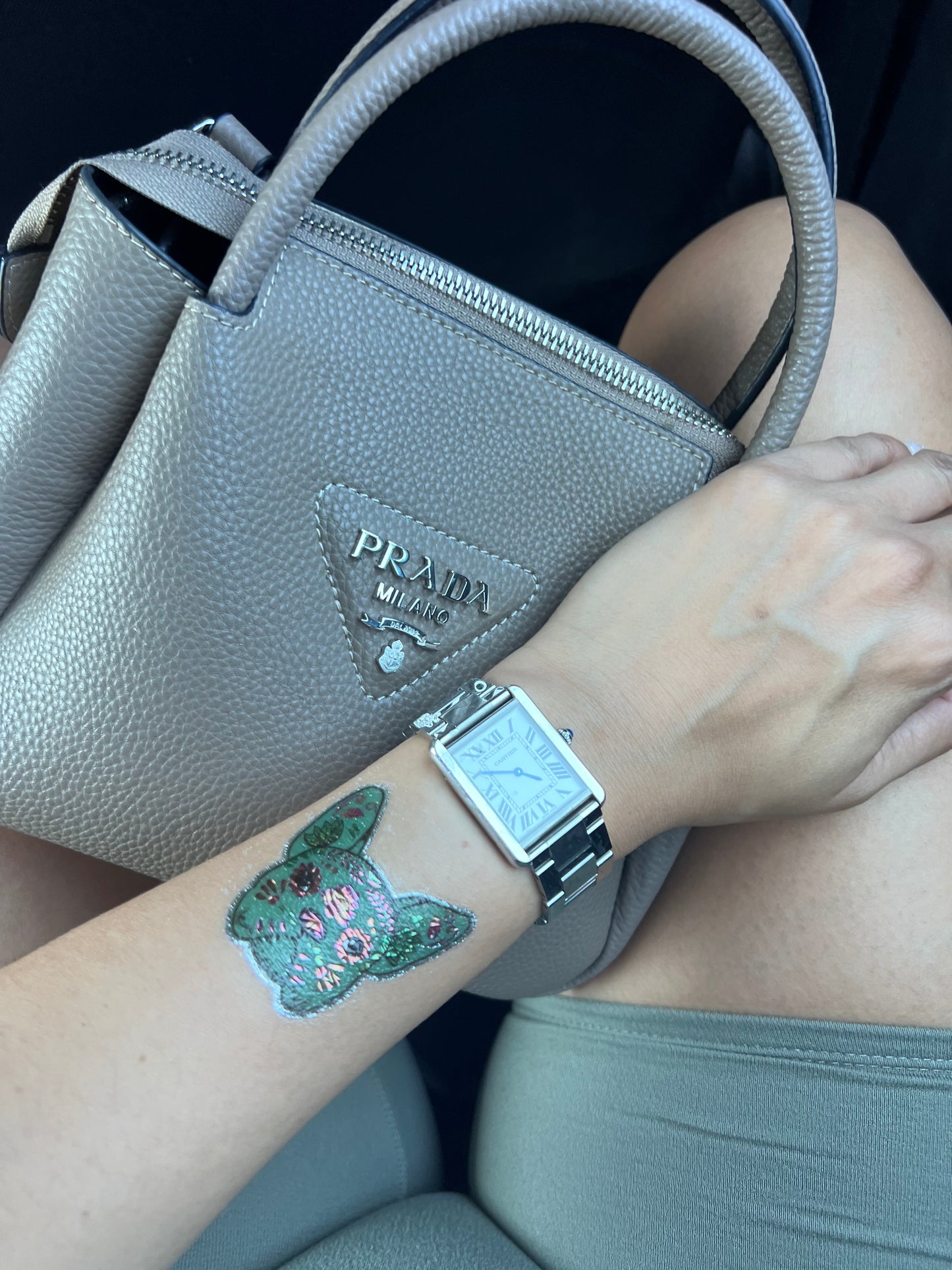 Bulldog Temporary Tattoos